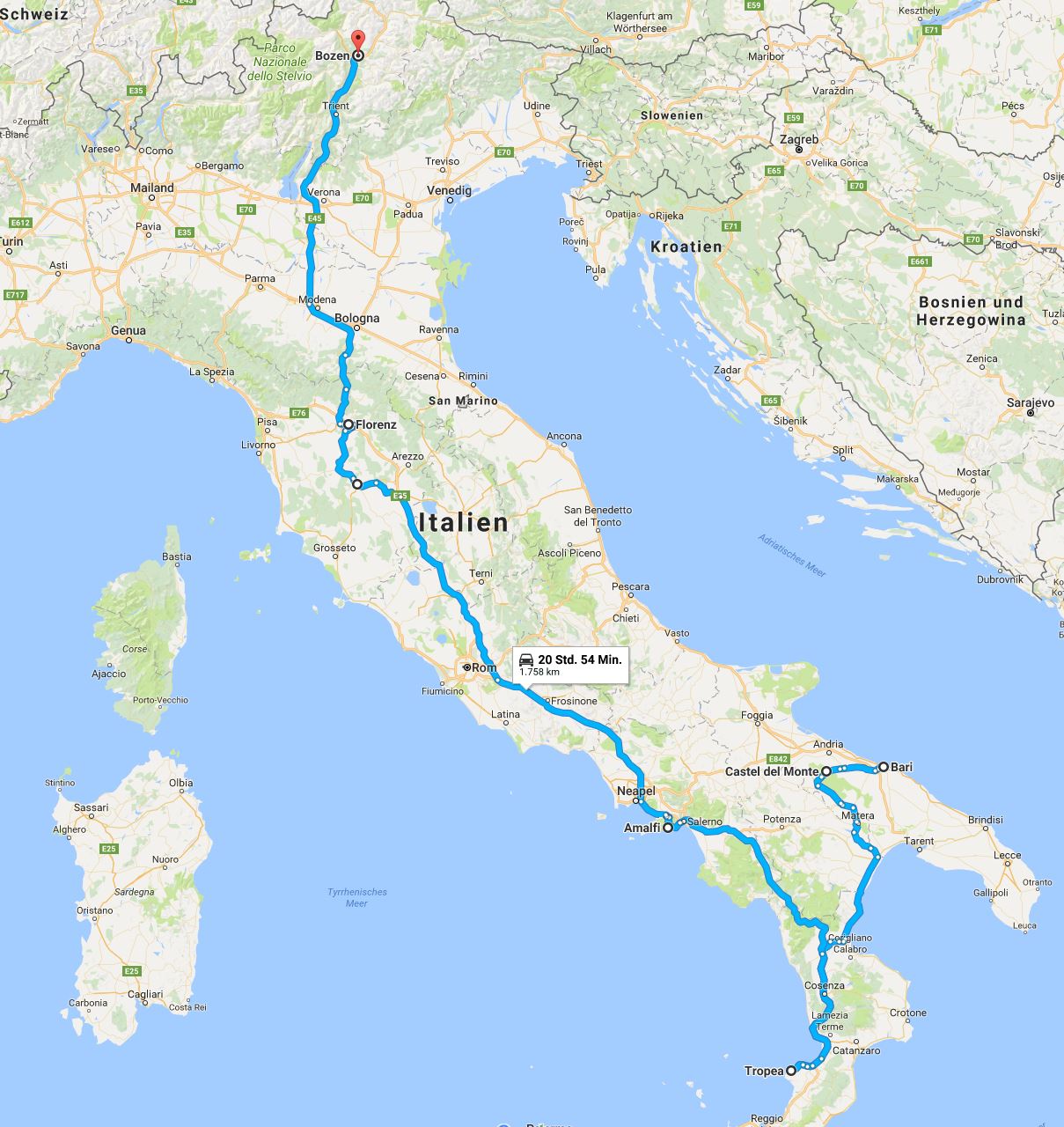 Italien Bari Bolzano